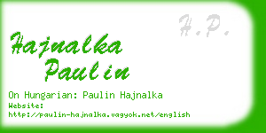 hajnalka paulin business card